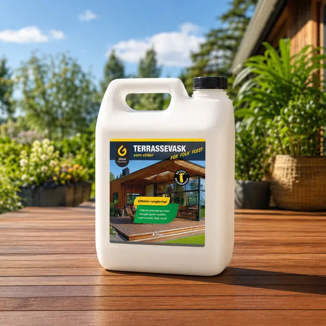 Gloss Factory Terrassevask Effektiv vask av terrassen, 4L 