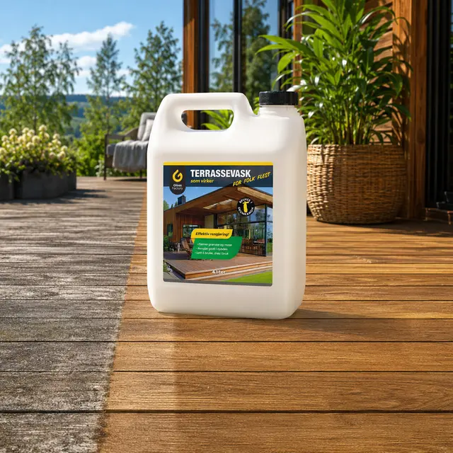 Gloss Factory Terrassevask Effektiv vask av terrassen, 4L 