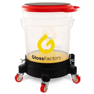 Gloss Factory Vaskeb&#248;tte med hjul Pakke med sittelokk, hjul, rist og b&#248;tte