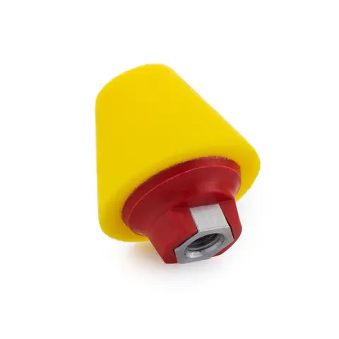 Honey Combination Cone Buffing Pad Fin - 80x35mm Gul skumpute for M14