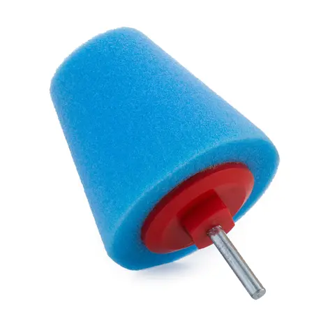 Honey Combination Mini Cone Buffing Pad Grov - 50x30mm Bl&#229; skumpute for drill