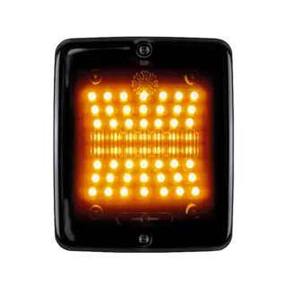 Strands IZE LED Dark Knight Firkantet, Sotet, blinklys