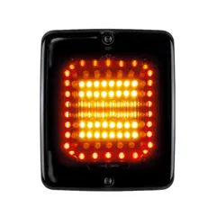 Strands IZE LED Dark Knight Firkantet, Sotet, Bak,brems og blinklys