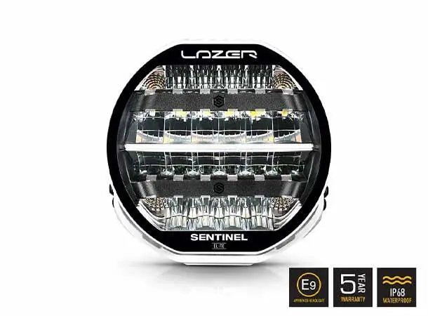 Lazer Sentinel 9 Elite PL2 145W - Hvit - 3-pin AMP 