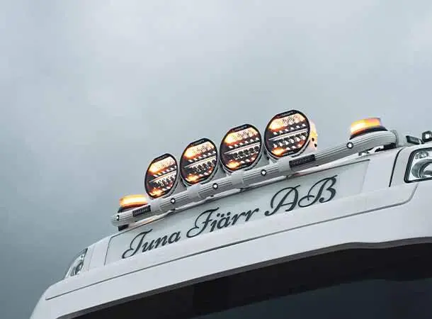 Lazer Sentinel 9 Highline Beacon 130W - PL2 Hvit Med varsellys 