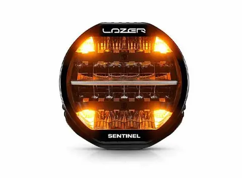 Lazer Sentinel 9 Highline Beacon Sort Med varsellys PL2