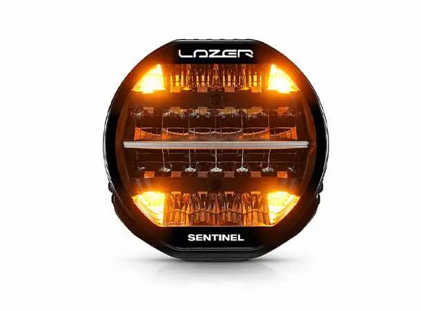 Lazer Sentinel 9 Highline Beacon Sort Med varsellys PL2 