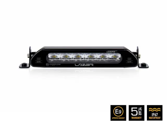 Lazer Linear 6 Elite LED Fjernlys Kraftig og super slank LED-bar! 