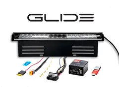 Lazer&#174; Lyspakke med Glide 18 Elite Modernum Canbus. Skiltplate sidemount.