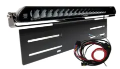 Lazer&#174; Lyspakke med Linear 18 ELITE Universal. Med skiltplate sidemount.