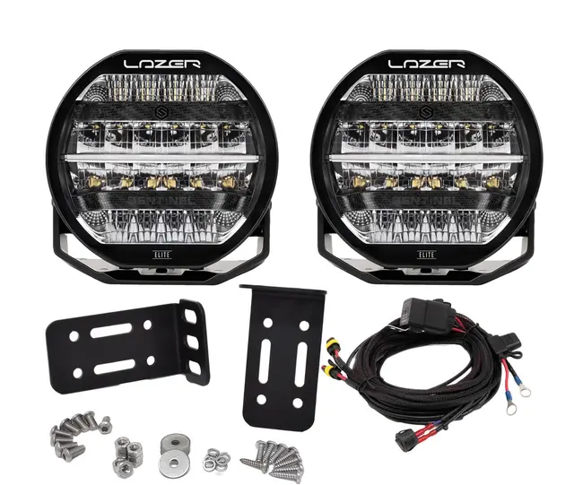 Lazer® Lyspakke med Sentinel 7 ELITE Med skiltplate sentermont. Universal. 