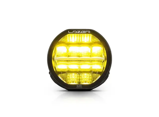 Lazer® Sentinel 7 ELITE YELLOW Gult Lys - med parklys. 9600 Lumen. 