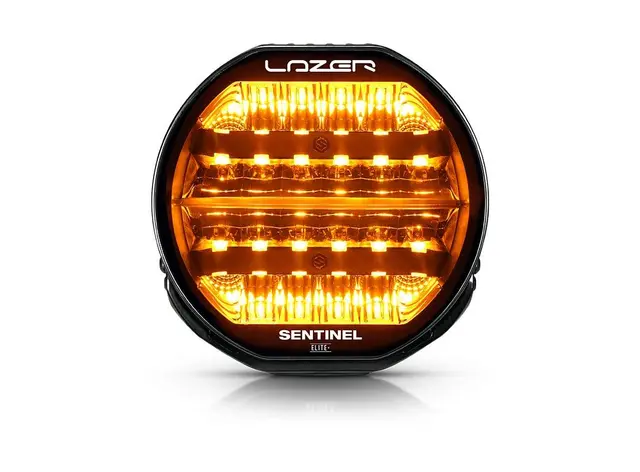 Lazer® Sentinel 9 ELITE+ PL2 Sort. Med Parklys. Hele 29500 Lumen. 