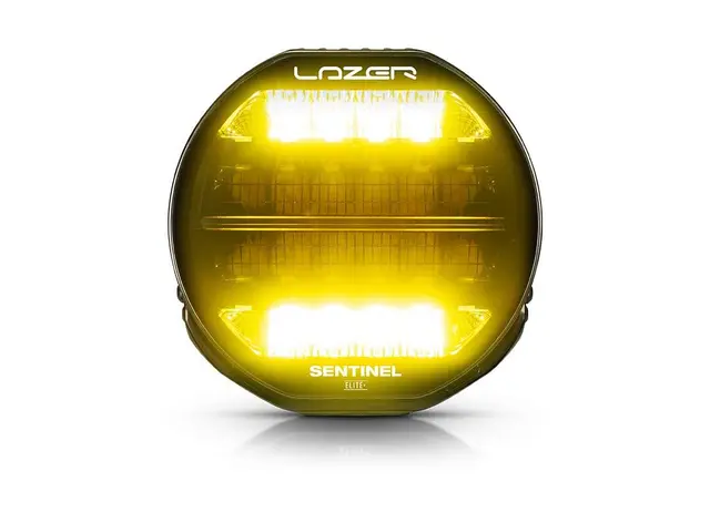 Lazer® Sentinel 9 ELITE+ PL2 Sort. Med Parklys. Hele 29500 Lumen. 
