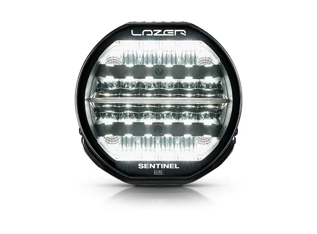 Lazer® Sentinel 9 ELITE+ PL2 Sort. Med Parklys. Hele 29500 Lumen. 