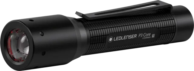 Ledlenser P3 Core Meget lett mini lommelykt med 90 lumen 