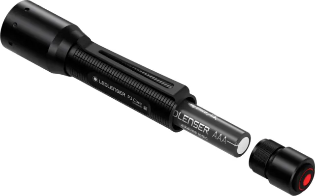 Ledlenser P3 Core Meget lett mini lommelykt med 90 lumen 