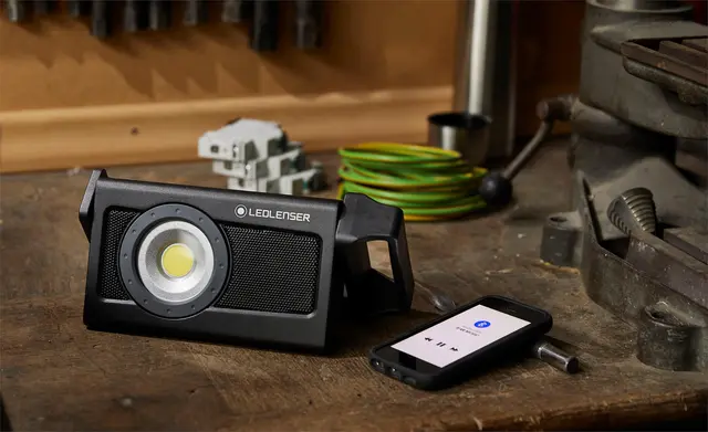 Ledlenser® IF4R Music Arbeidslys med Høyttaler 