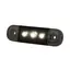 Strands Markeringslys LED Dark Knight Hvitt. 3LED. Klart glass