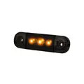 Strands Markeringslys LED Dark Knight Orange. 3LED. Klart glass