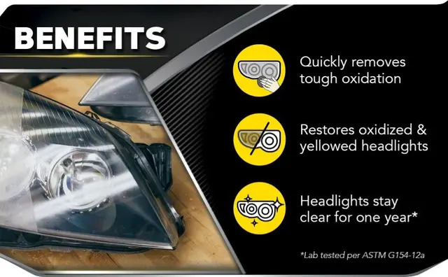 Meguiars 2Step Headlight Restoration Kit Kit for restaurering av frontlykter 