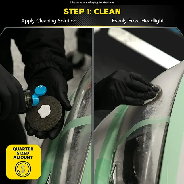 Meguiars 2Step Headlight Restoration Kit Kit for restaurering av frontlykter 