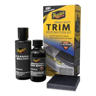Meguiar’s Heavy Duty Trim Kit Restaurerer og beskytter plast