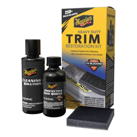 Meguiar’s Heavy Duty Trim Kit Restaurerer og beskytter plast