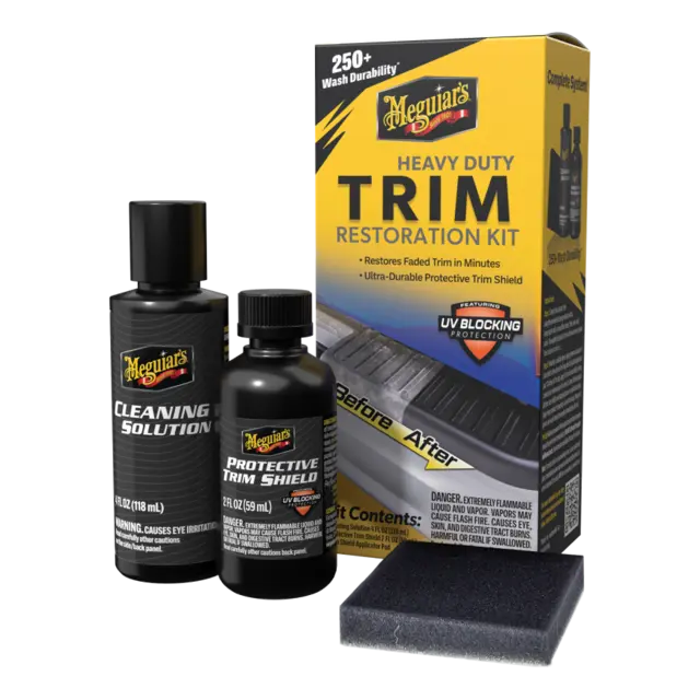 Meguiar’s Heavy Duty Trim Kit Restaurerer og beskytter plast 