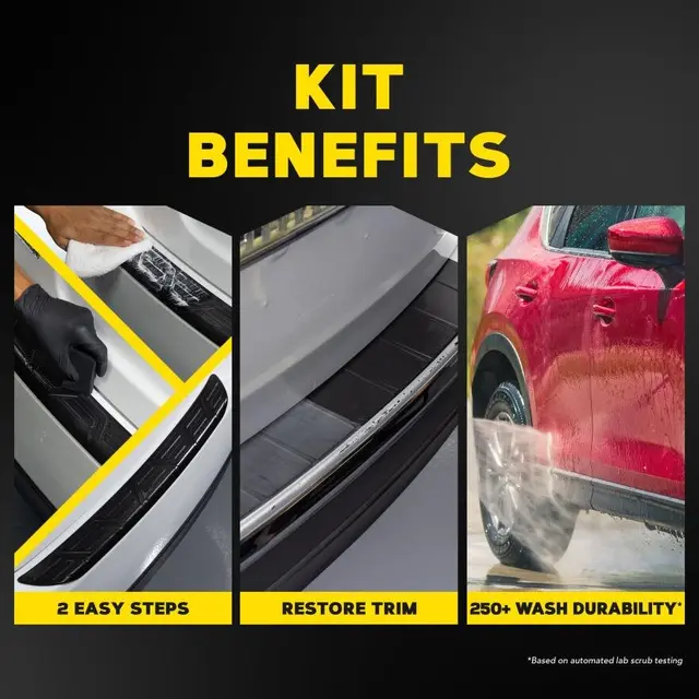 Meguiar’s Heavy Duty Trim Kit Restaurerer og beskytter plast 