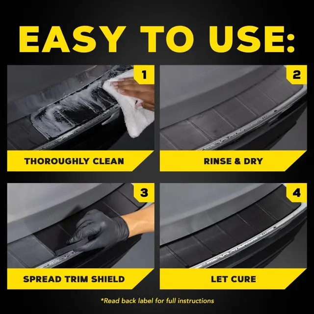 Meguiar’s Heavy Duty Trim Kit Restaurerer og beskytter plast 