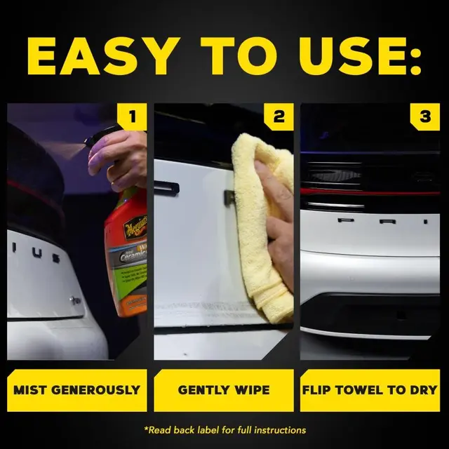 Meguiar’s Ceramic Waterless Wash Wax Vask og beskyttelse uten vann 