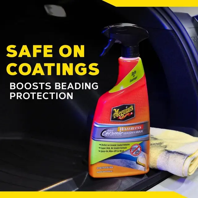 Meguiar’s Ceramic Waterless Wash Wax Vask og beskyttelse uten vann 