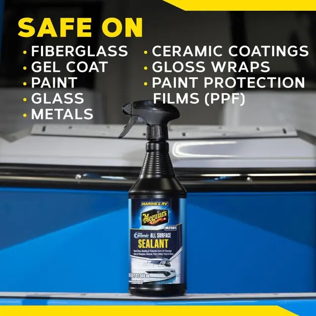 Meguiar’s Marine & RV Ceramic Sealant Tøff beskyttelse for båt og bobil 
