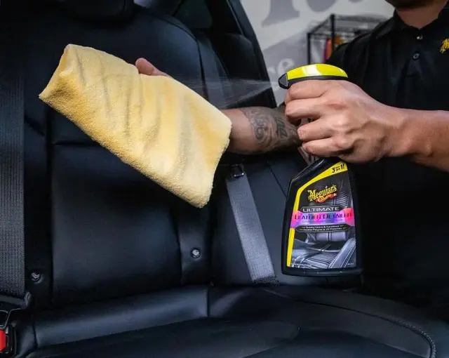 Meguiar’s Ultimate Leather Detailer 3-i-1 skinnpleie med UV-beskytt., 473 ml 