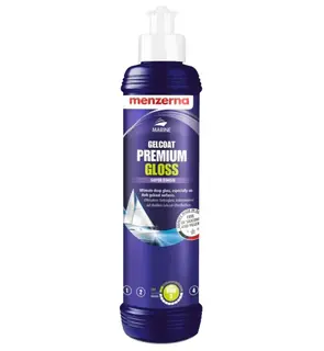 Menzerna Gelcoat Premium Gloss Høyglanspolish for gelcoat på båt, 250ml
