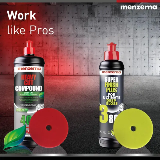 Menzerna Heavy cut 400 GREEN LINE 250 ml Grovt poleringsmiddel, løsemiddelfri 