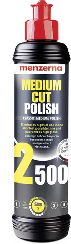 Menzerna Medium Cut Polish 2500 Poleringsmiddel medium cut, 250 ml.