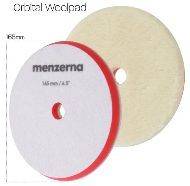 Menzerna Premium Wool Pad 150/165mm Poleringspute for Dual Action, 1 stk 