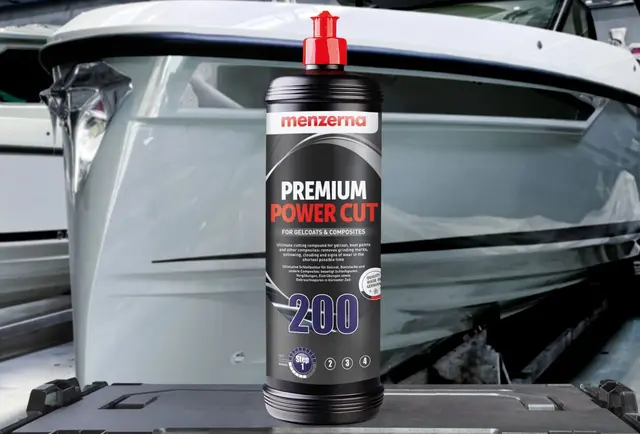 Menzerna Premium Power Cut 200 Heavy Cut Polish for båt/ bobil  1 liter 