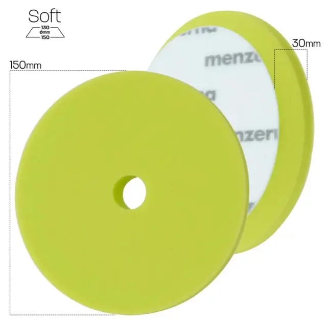 Menzerna Soft Cut Premium Pad 130/150mm Poleringspute for Final finish , 1 stk 