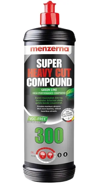 Menzerna Heavy cut 300 GREEN LINE Grovt Polish, løsemiddelfri, 1 L 