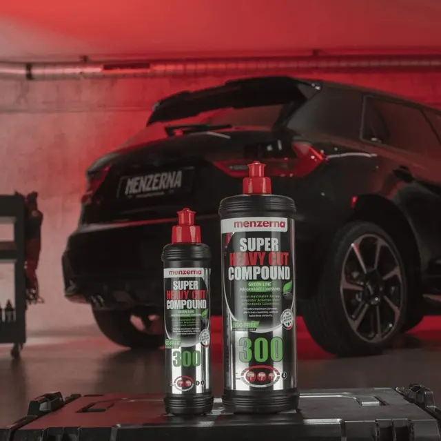 Menzerna Heavy cut 300 GREEN LINE Grovt Polish, løsemiddelfri, 250 ml 
