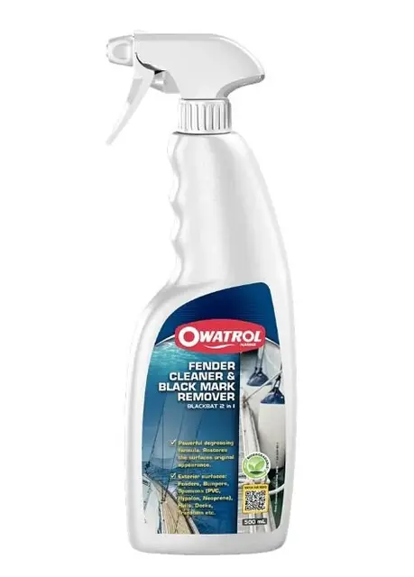 Owatrol Blackbat 2 in 1, 500ml Rens av fendere og sorte merker 