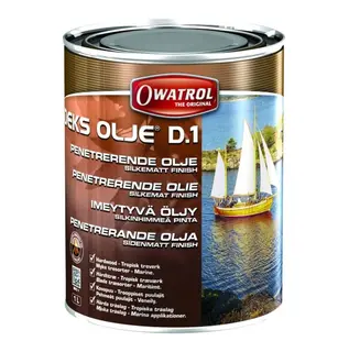 Owatrol Deks Olje D1, 2.5 L Treolje for båtdekk og marine flater