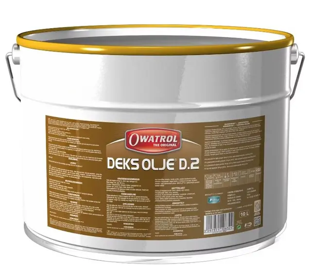 Owatrol Deks Olje D2, 10 L Høyglans finish for båt 