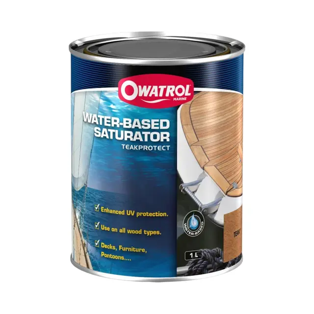 Owatrol Teak Protect Honeytone 1 L Vannbasert beskyttelse for teak 