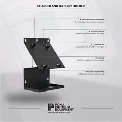 Poka Premium Batteri og Ladeholder Batteri og Ladeholder