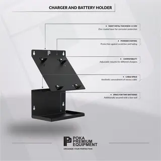 Poka Premium Batteri og Ladeholder Batteri og Ladeholder
