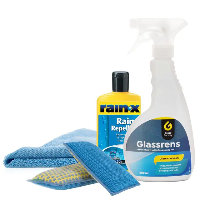 Rain-X Usynlig Vindusvisker Kit Reduserer behovet for vindusviskerne! 